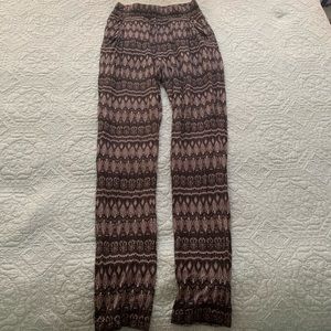 Patterned soft fashion pants